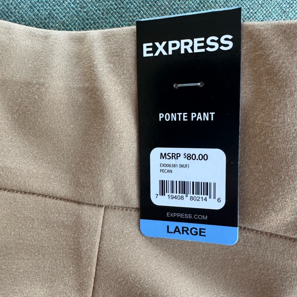 Express Ponte pants size large New with tags - Picture 2 of 10